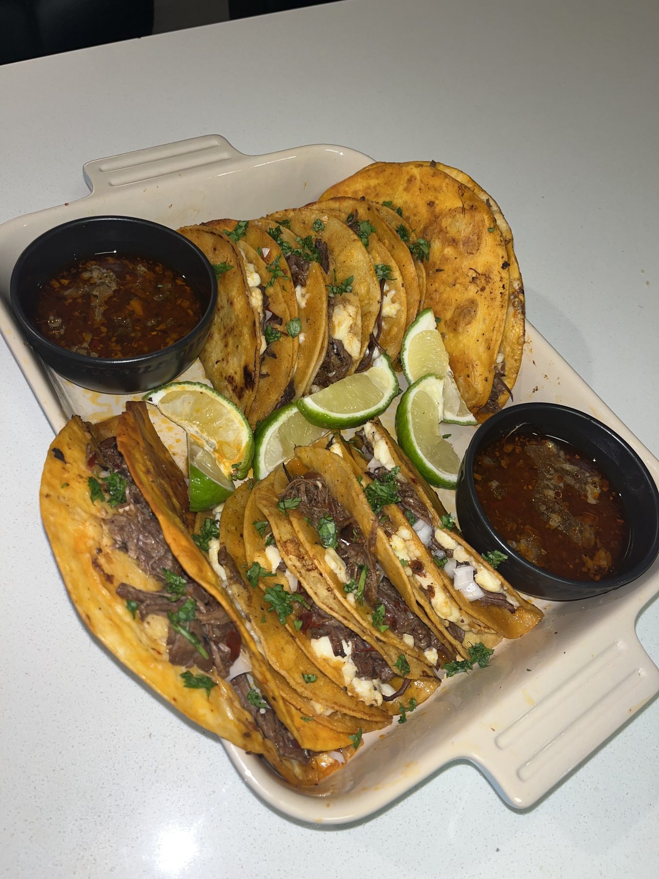 Birria tacos